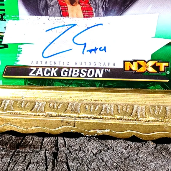 WWE Trading Cards Zack Gibson AND SHANTE The ADONIS Authentic Autographed NXT - Picture 5 of 14
